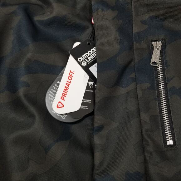 NWT Outdoor United Parka Small Camo Hercules Storm Waterproof Waxed Coating - Picture 9 of 16